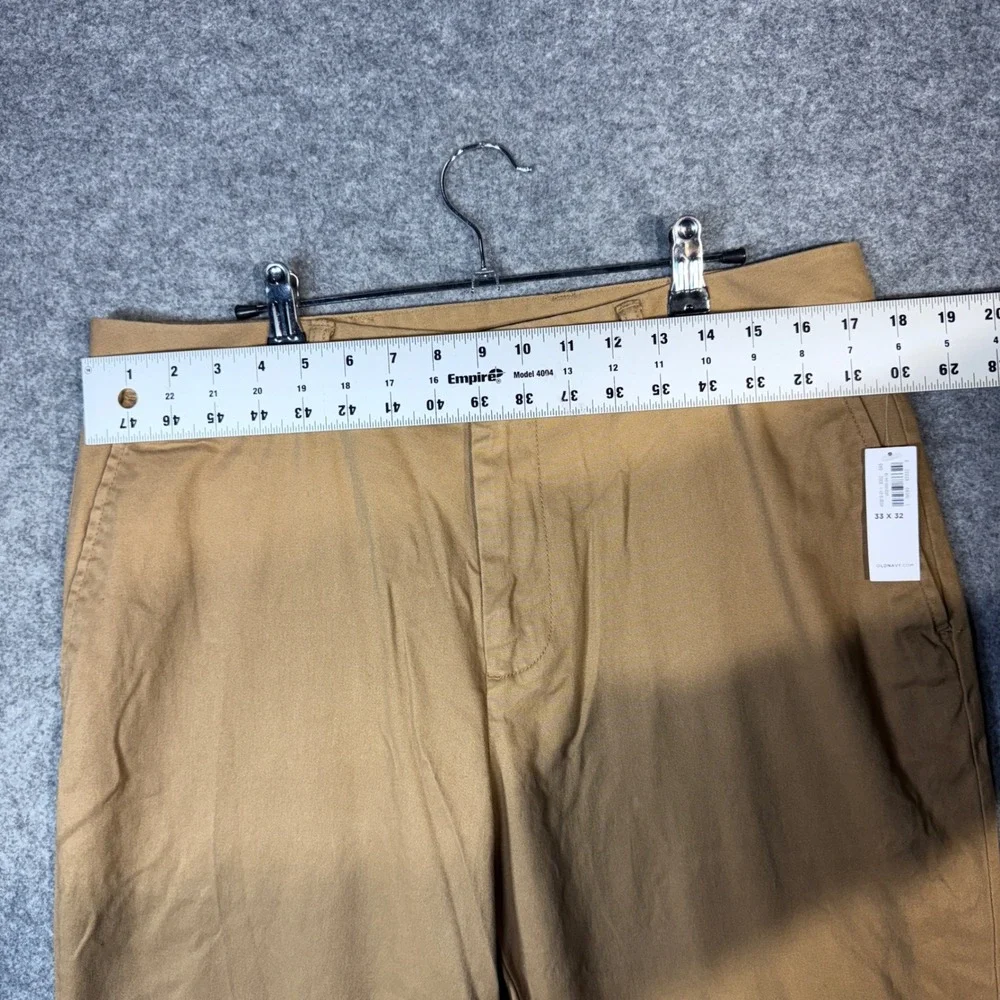 Old‎ Navy Mens Ultimate Athletic Built In Flex Khaki Chino Pants 33x32